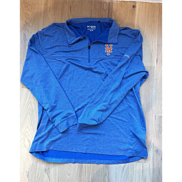 Columbia Other - Columbia Golf New York Mets 1/4 Zip Pullover Men’s XXL Blue Long Sleeve MLB